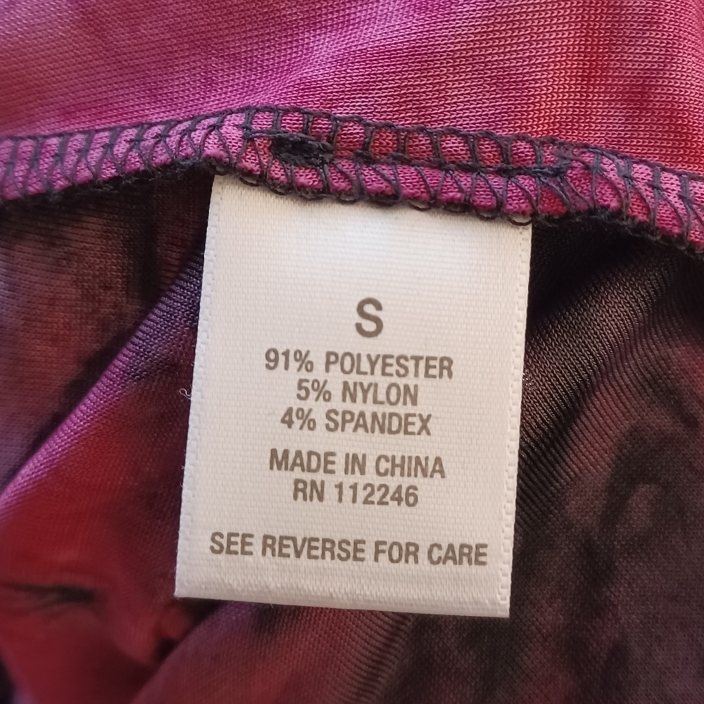 Dress Barn Women's Velvet Burnout Red Black Whimsigoth Floral Sleeveless Blouse - Picture 9 of 11